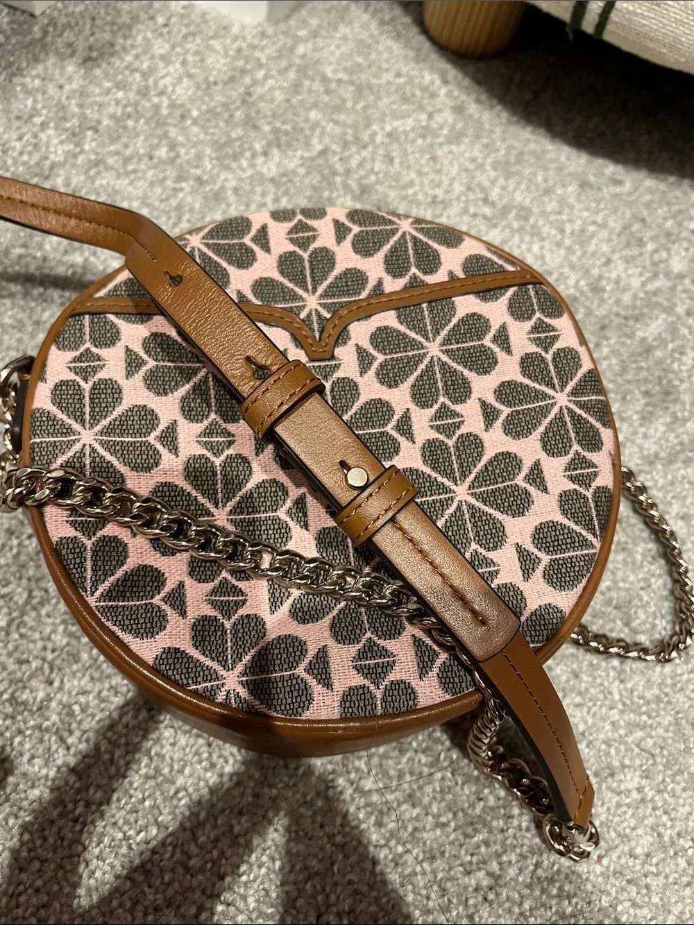 Kate Spade Spade Flower Jacquard Drum Medium Crossbody